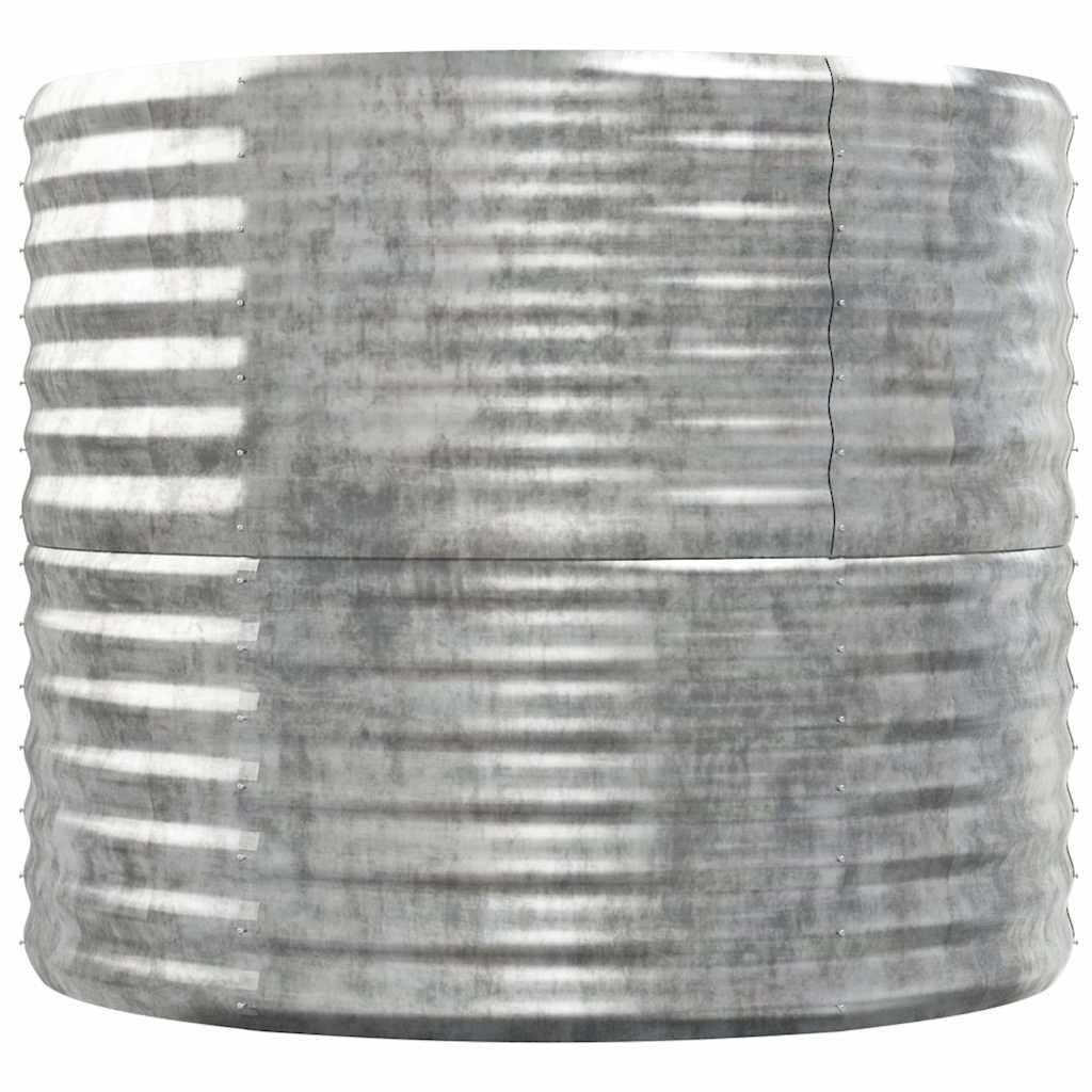 plantekrukke 152x80x68 cm galvaniseret stål sølvfarvet