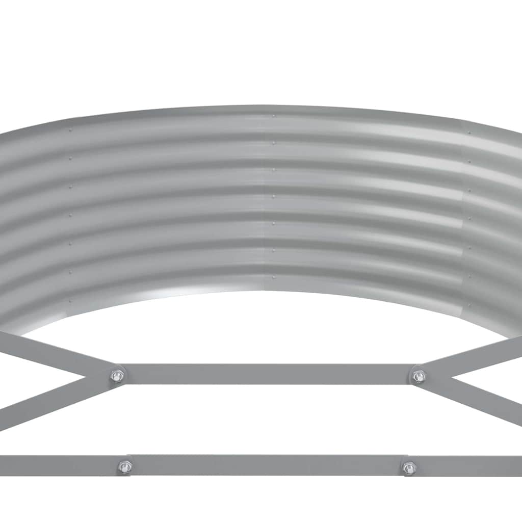 plantekasse 175x100x36 cm galvaniseret stål grøn