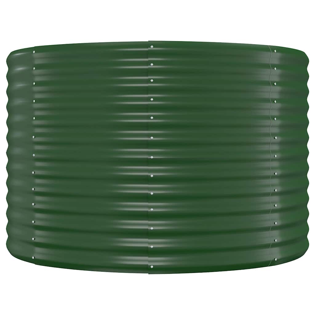 plantekrukke 100x100x68 cm galvaniseret stål grøn