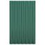 tagplader 12 stk. 60x36 cm galvaniseret stål grøn
