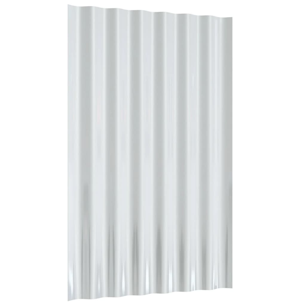 tagplader 12 stk. 60x36 cm galvaniseret stål grøn