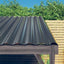 tagplader 36 stk. 60x36 cm galvaniseret stål antracitgrå