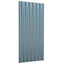 tagplader 12 stk. 80x36 cm galvaniseret stål grå