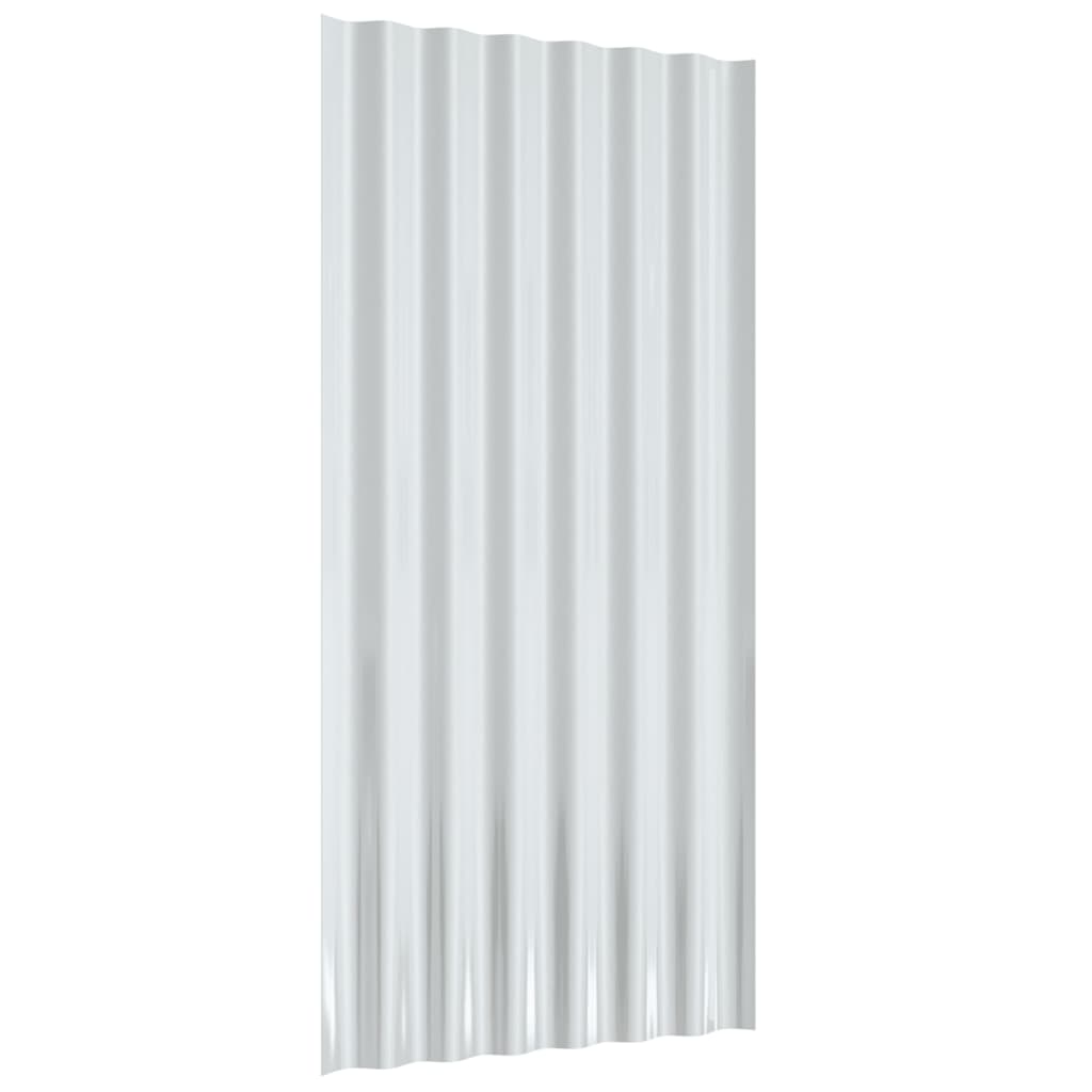 tagplader 36 stk. 80x36 cm galvaniseret stål grå
