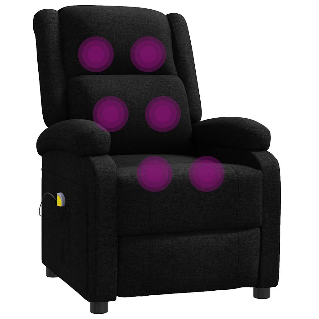 massagestol stof sort