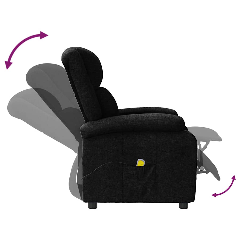 massagestol stof sort