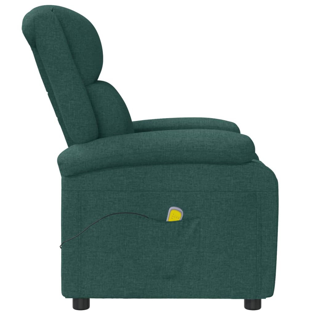 massagestol stof mørkegrøn