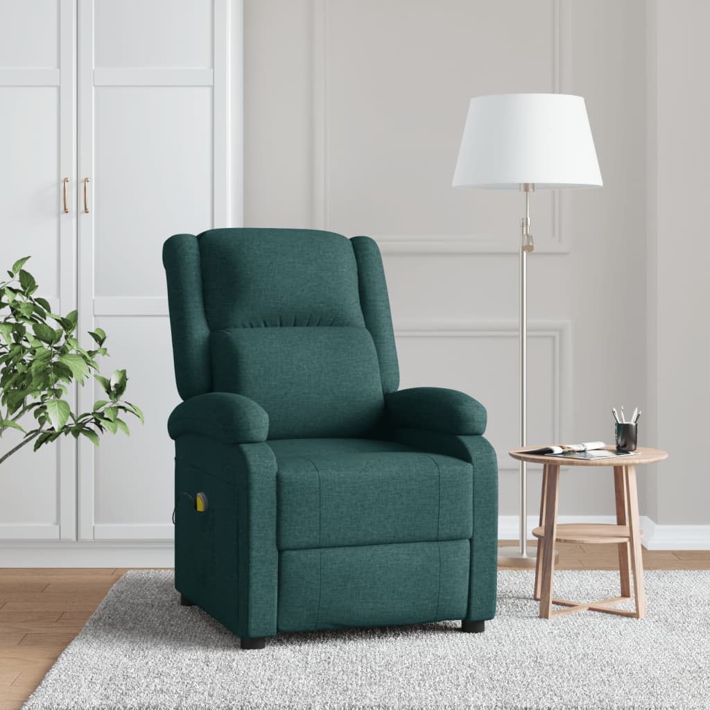 massagestol stof mørkegrøn