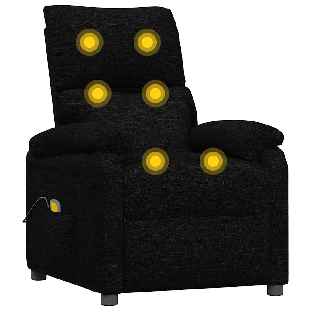 massagestol stof sort
