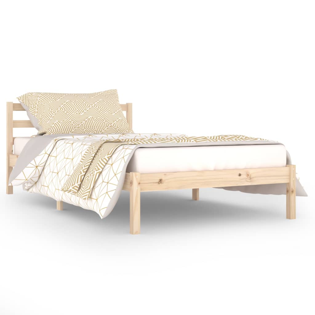 sengeramme 100x200 cm massivt fyrretræ