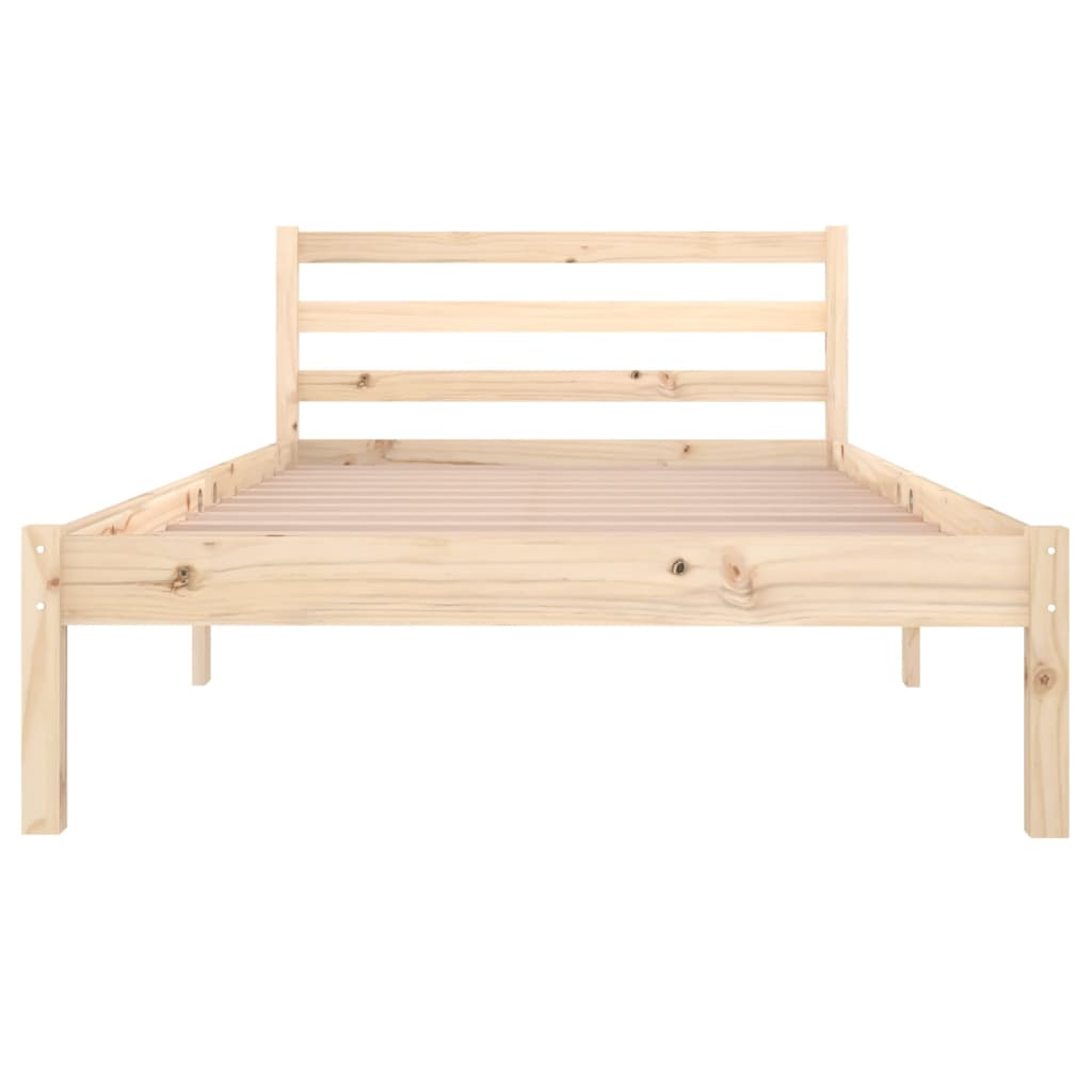 sengeramme 100x200 cm massivt fyrretræ