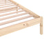 sengeramme 100x200 cm massivt fyrretræ