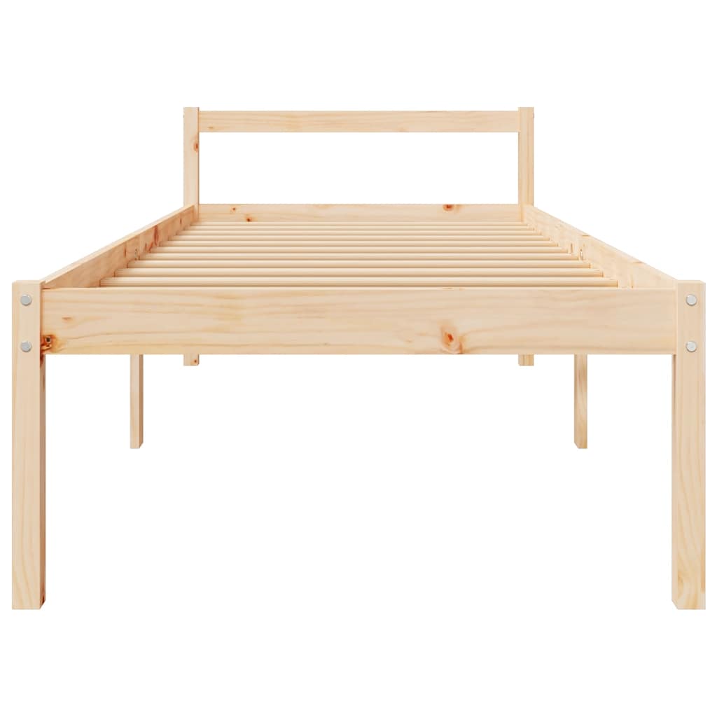 seniorseng 90x190 cm enkeltseng massivt fyrretræ