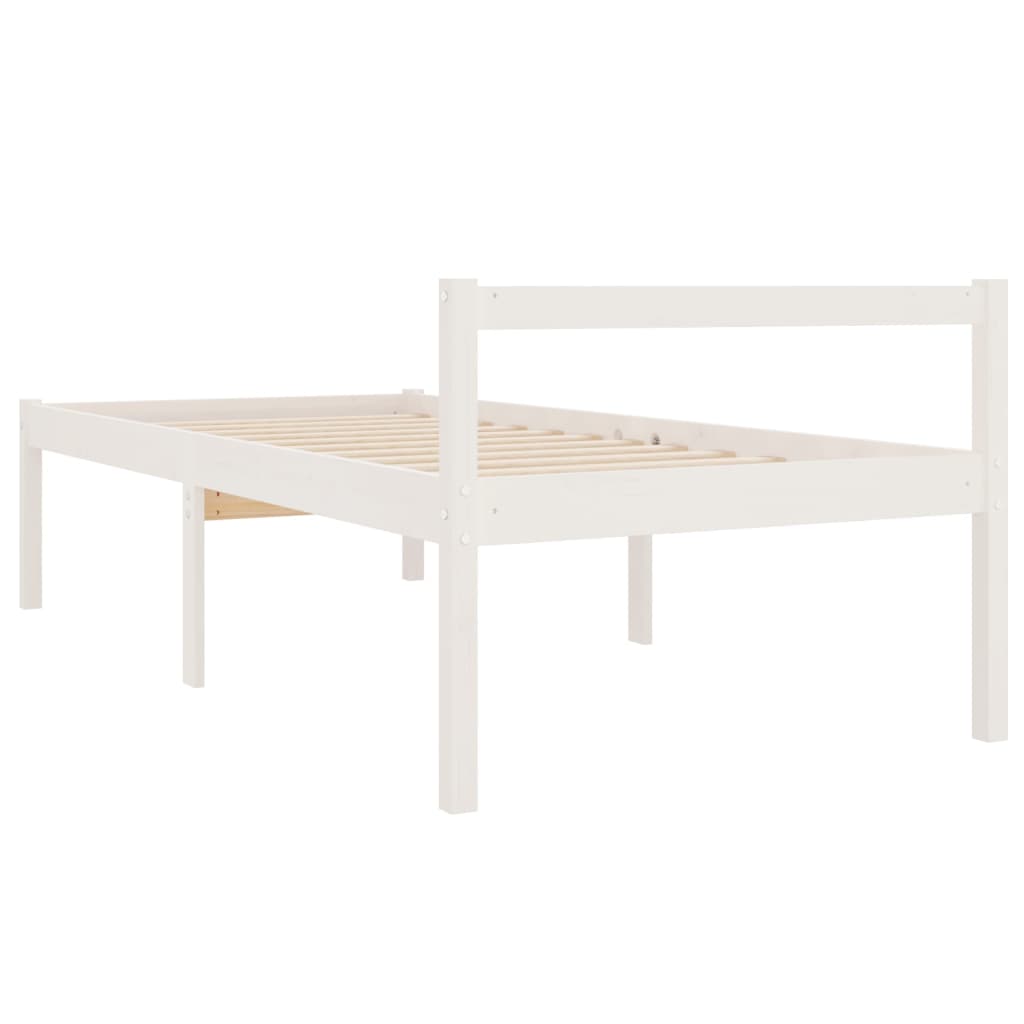seniorseng 90x190 cm enkeltseng massivt fyrretræ