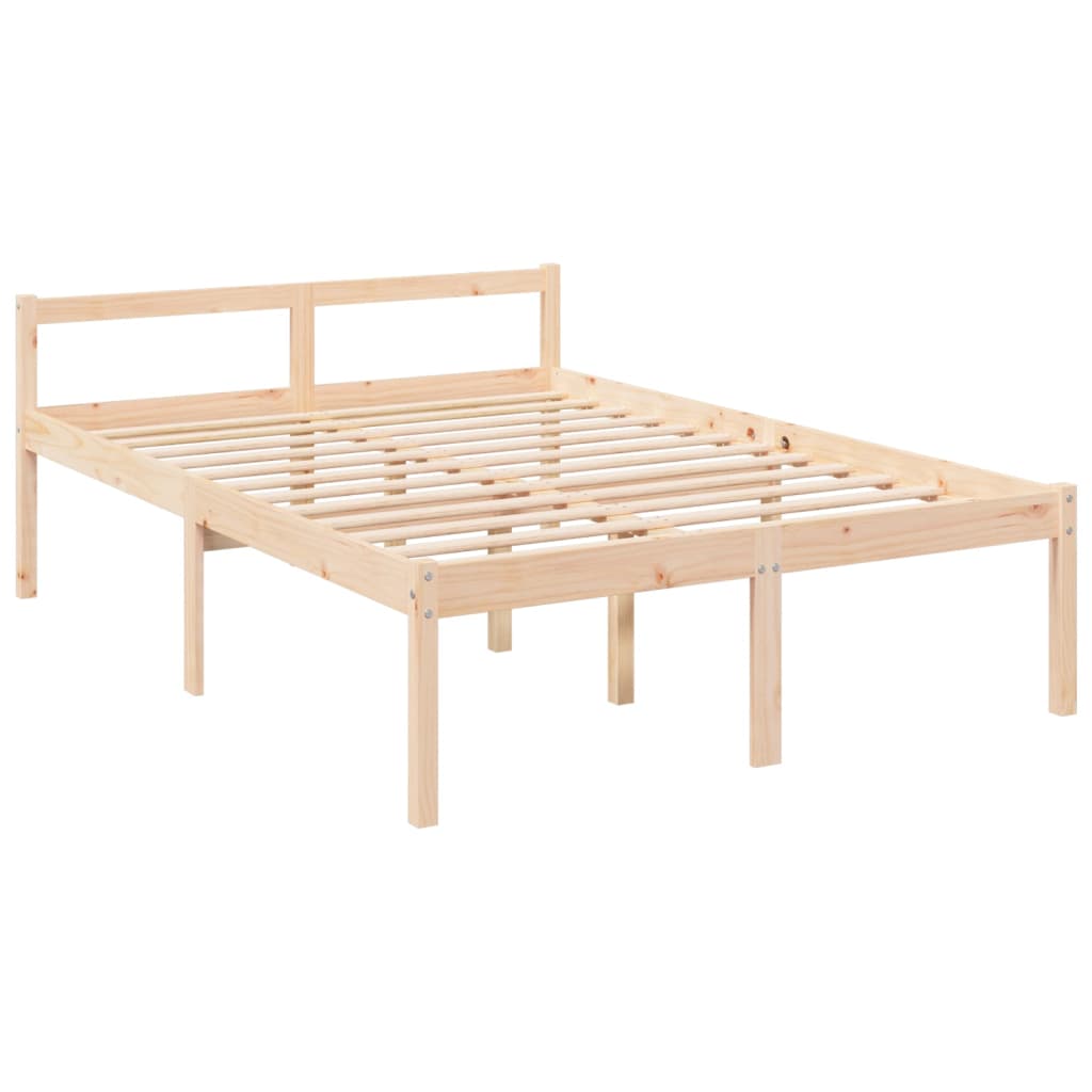 seniorseng 140x190 cm massivt fyrretræ