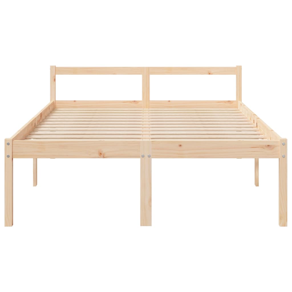 seniorseng 140x190 cm massivt fyrretræ