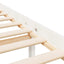 seniorseng 150x200 cm kingsize massivt fyrretræ