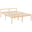 seniorseng 160x200 cm massivt fyrretræ