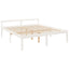 seniorseng 200x200 cm massivt fyrretræ hvid
