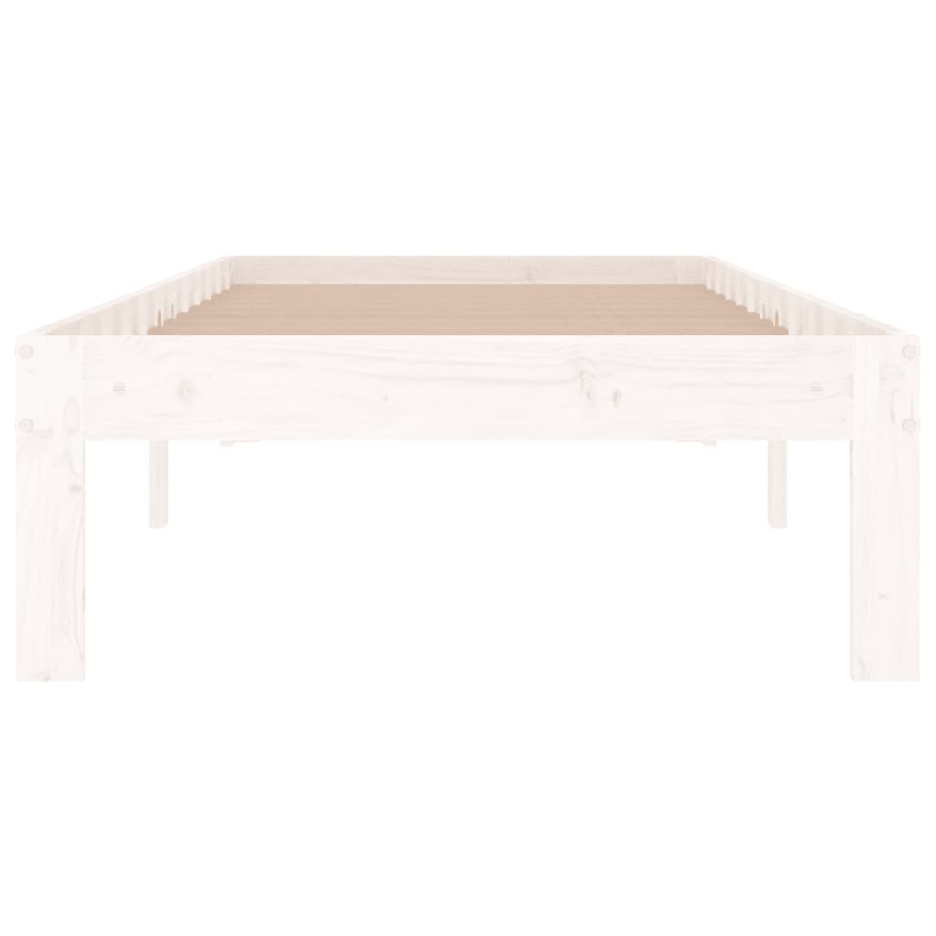 sengeramme 75x190 cm Small Single massivt træ hvid