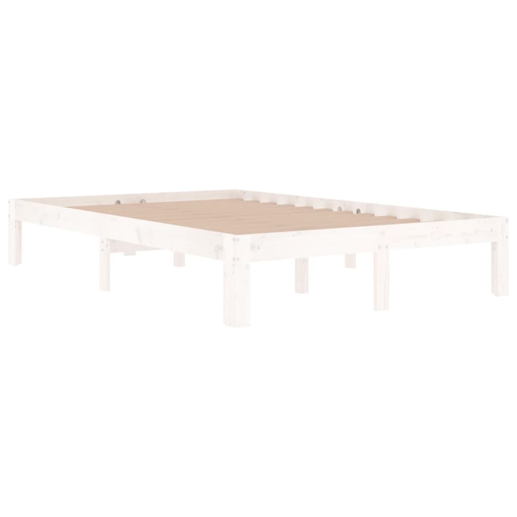 sengeramme 120x190 cm Small Double massivt træ hvid