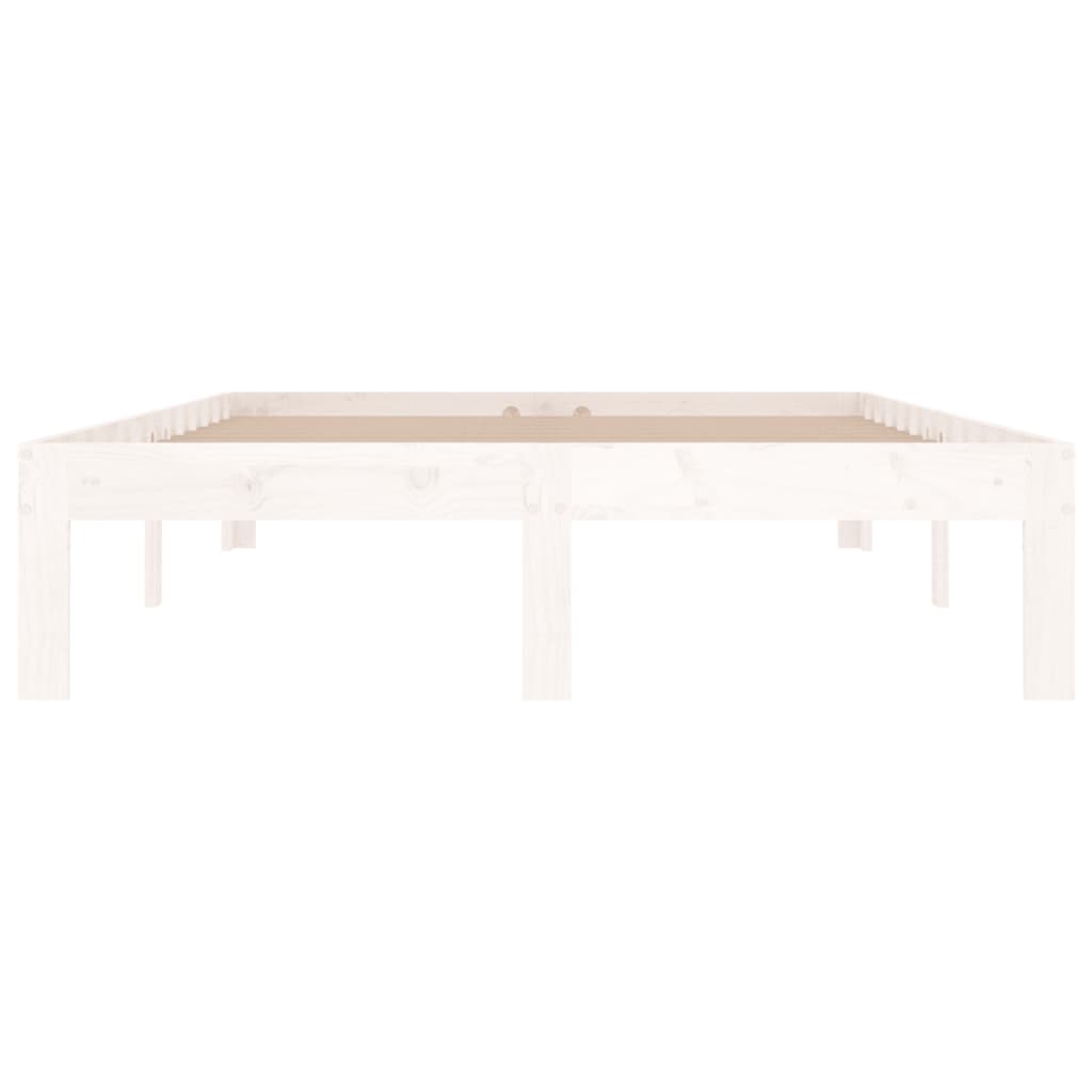 sengeramme 120x190 cm Small Double massivt træ hvid