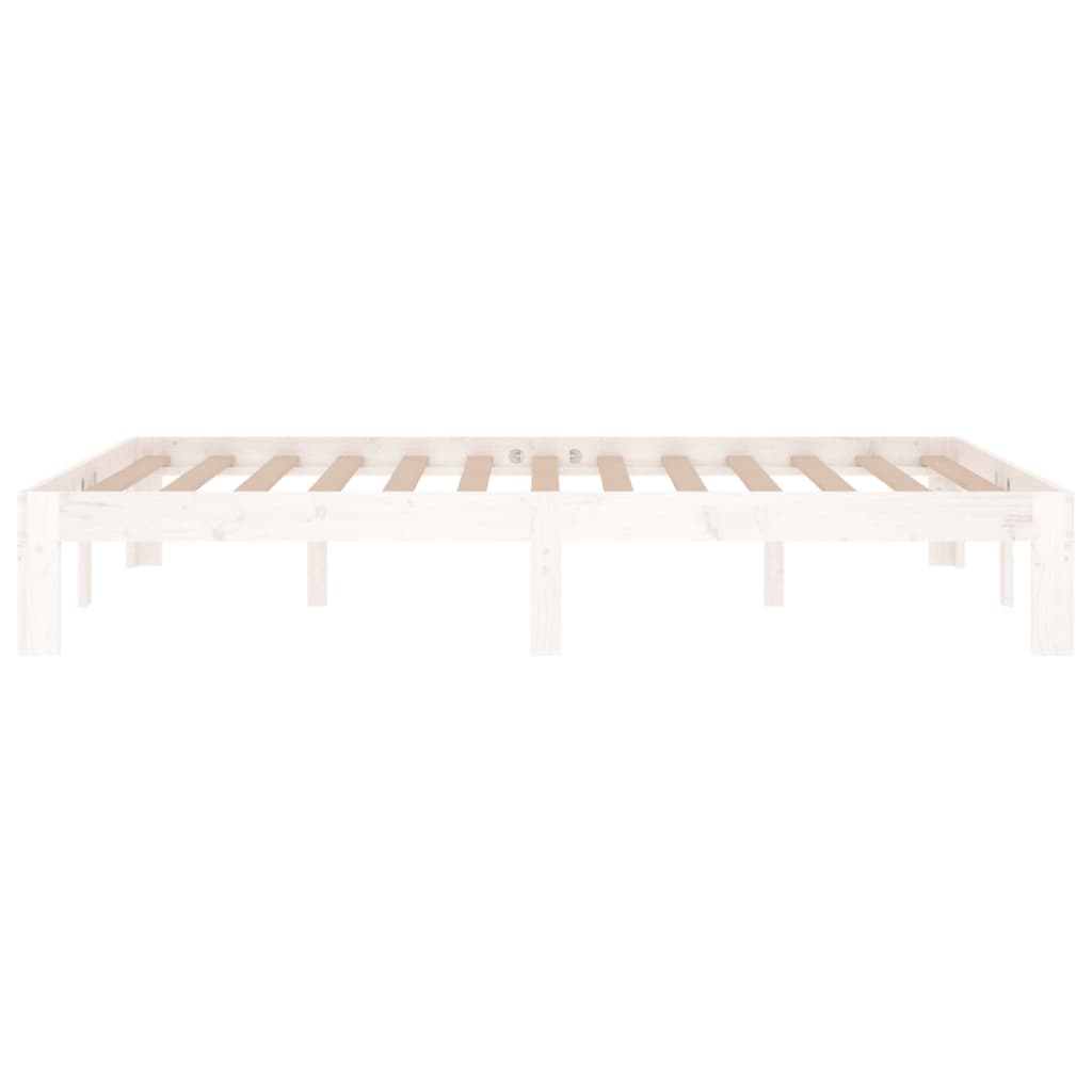 sengeramme 120x190 cm Small Double massivt træ hvid