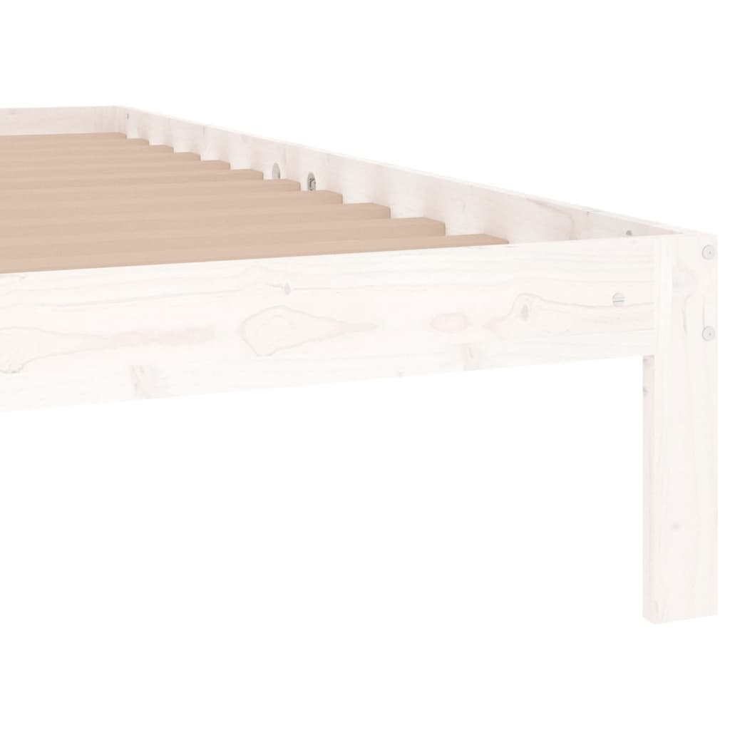 sengeramme 120x190 cm Small Double massivt træ hvid