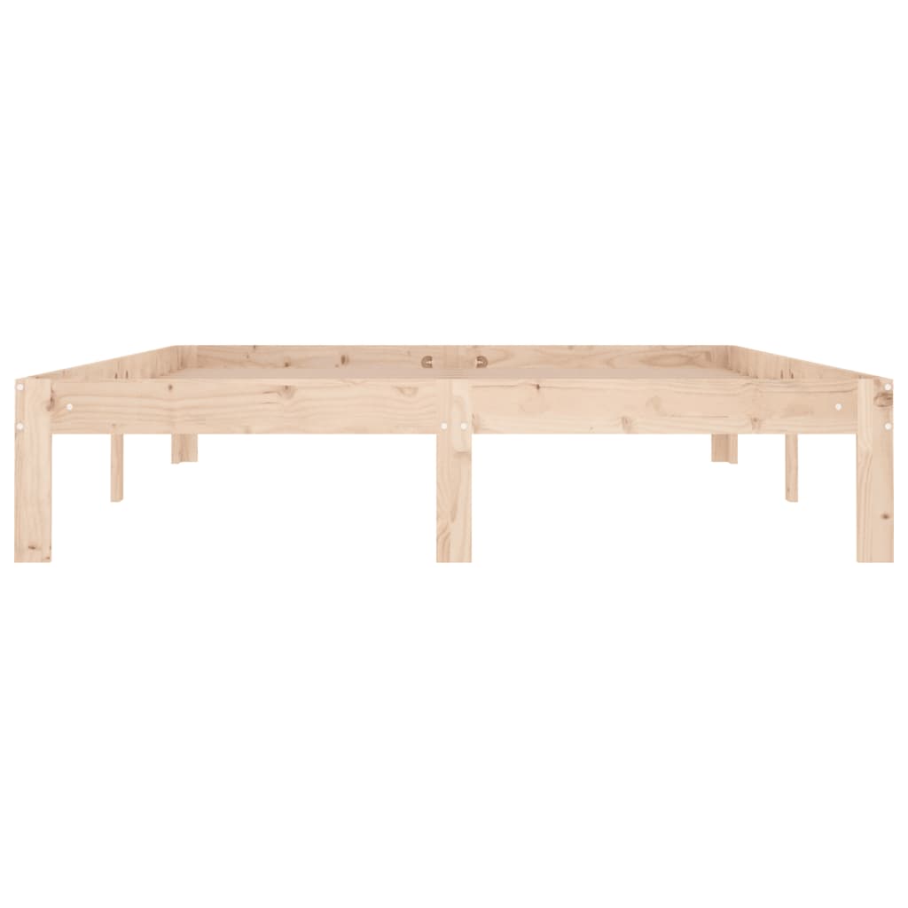 sengeramme 140x190 cm massivt fyrretræ