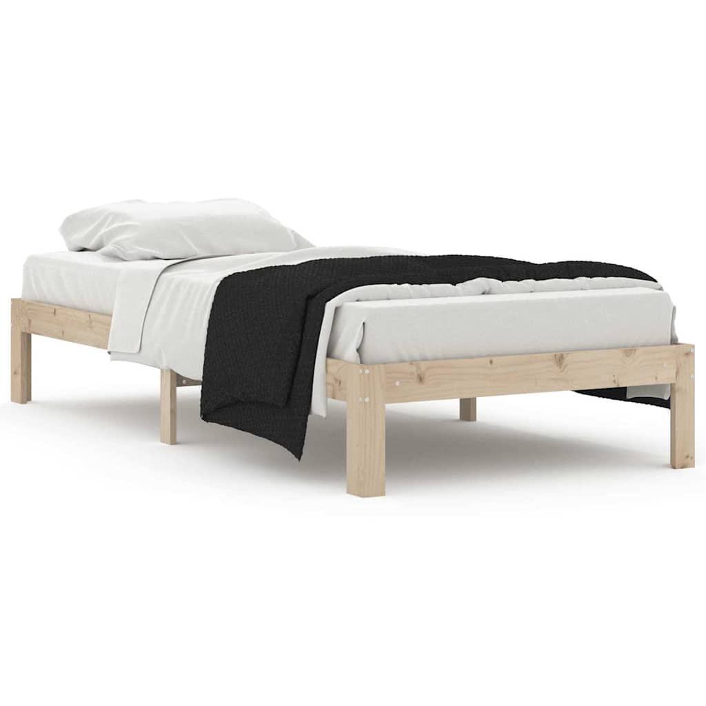sengeramme 90x200 cm massivt fyrretræ