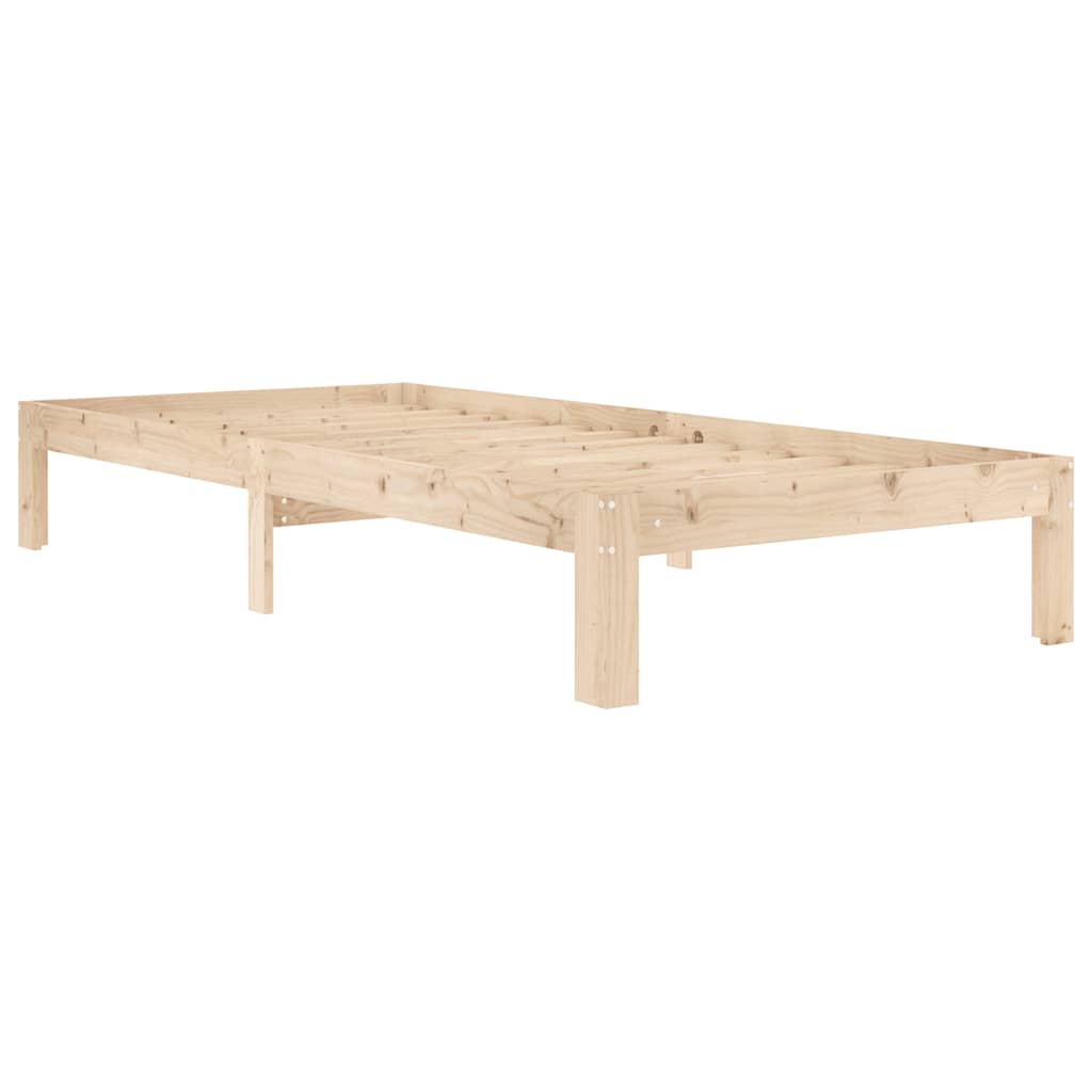 sengeramme 90x200 cm massivt fyrretræ