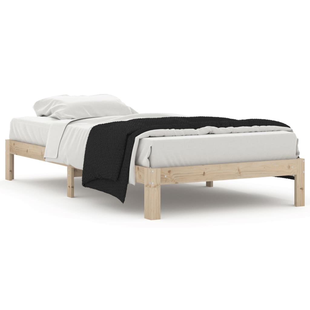 sengeramme 100x200 cm massivt fyrretræ