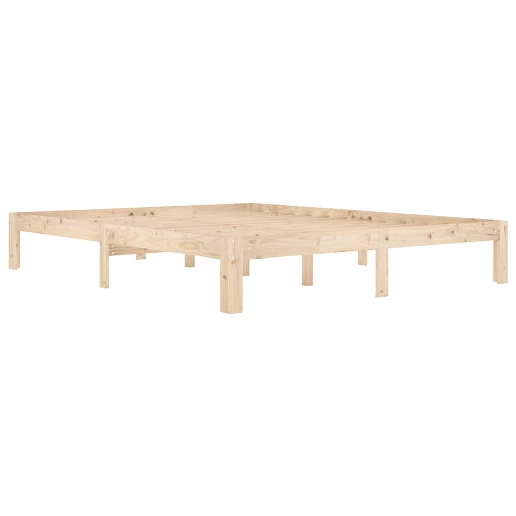 sengeramme 160x200 cm massivt fyrretræ