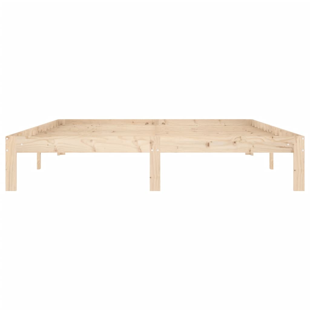 sengeramme 160x200 cm massivt fyrretræ