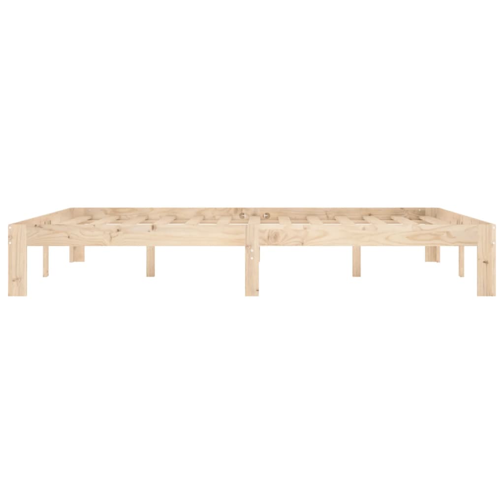 sengeramme 160x200 cm massivt fyrretræ