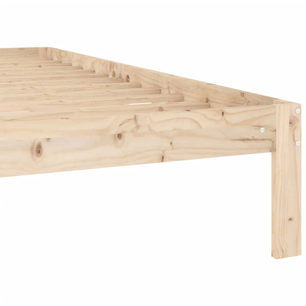 sengeramme 160x200 cm massivt fyrretræ