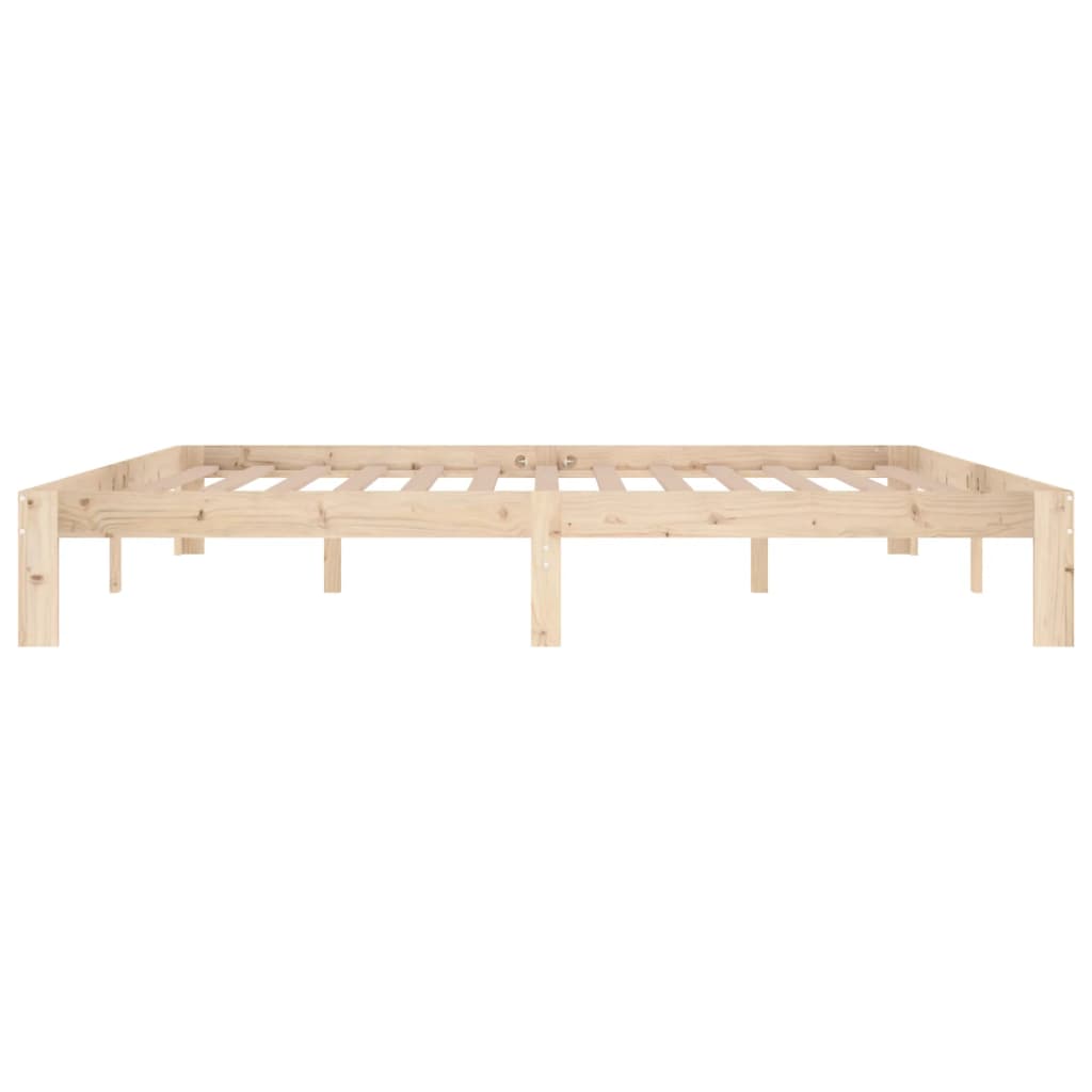 sengeramme 200x200 cm massivt fyrretræ