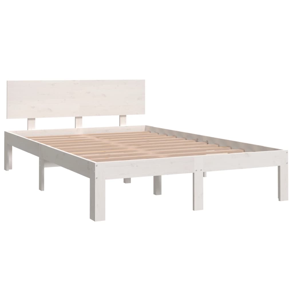 sengeramme 120x190 cm Small Double massivt træ hvid