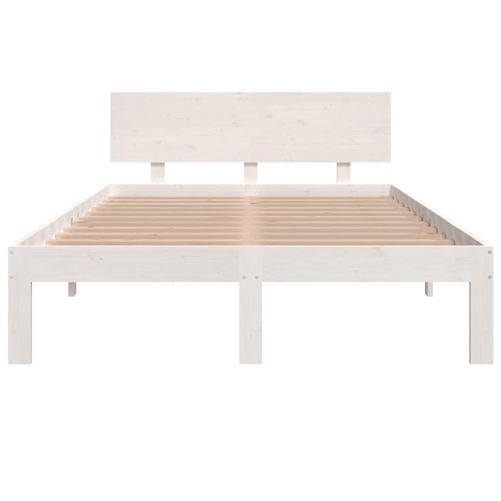 sengeramme 120x190 cm Small Double massivt træ hvid