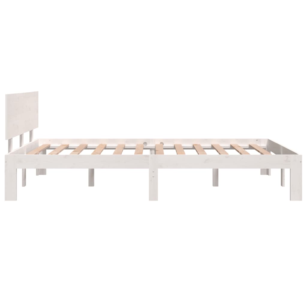 sengeramme 120x190 cm Small Double massivt træ hvid