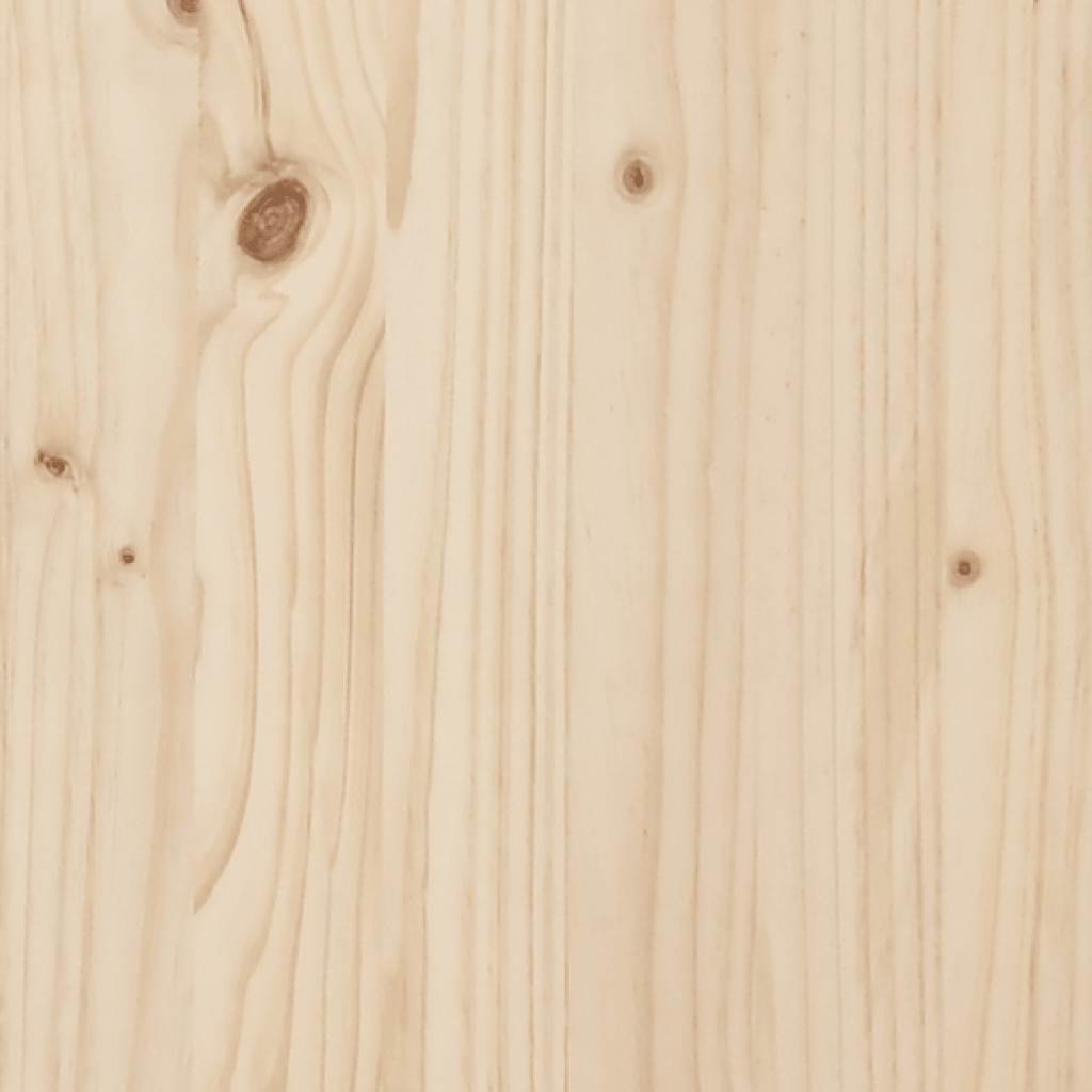 sengeramme 200x200 cm massivt fyrretræ