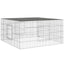 kaninbur 110x110x55 cm galvaniseret jern