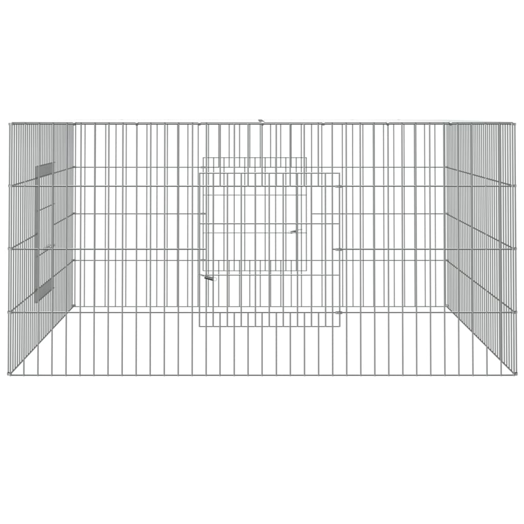 kaninbur 110x110x55 cm galvaniseret jern