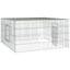 kaninbur 110x110x55 cm galvaniseret jern