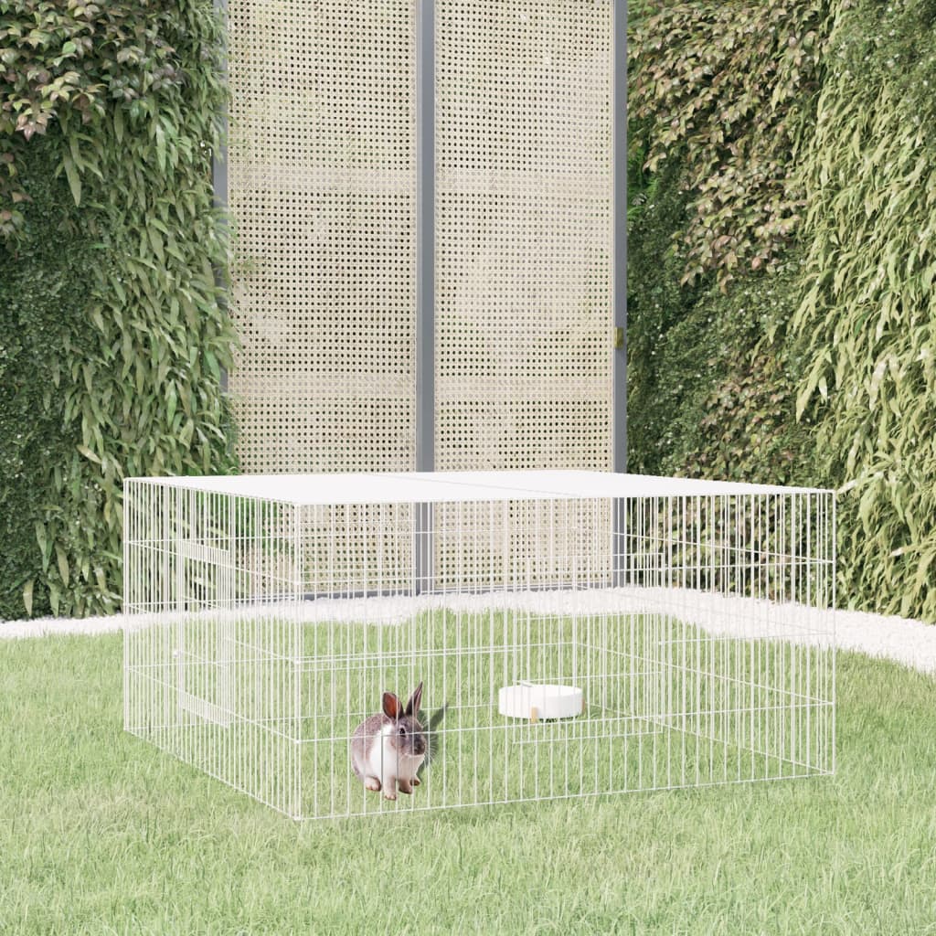 kaninbur 110x110x55 cm galvaniseret jern