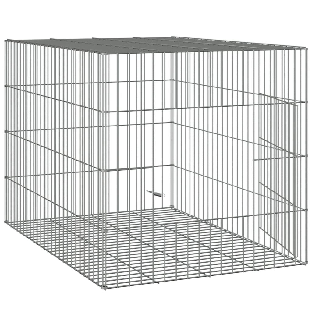 kaninbur 78x54x54 cm galvaniseret jern
