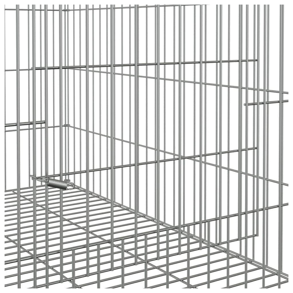 kaninbur 78x54x54 cm galvaniseret jern