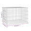 kaninbur 78x54x54 cm galvaniseret jern