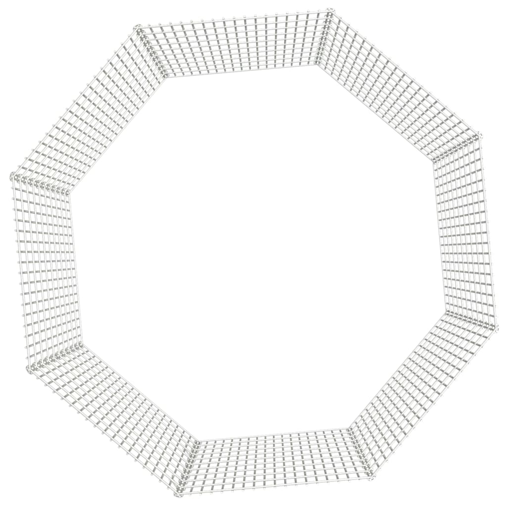indhegning til fritgående dyr med 8 paneler, 54x100 cm, galvaniseret jern