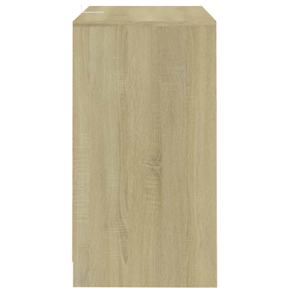 skænke 2 stk. 70x41x75 cm konstrueret træ sonoma-eg
